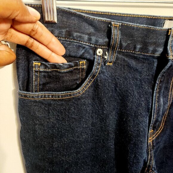 Everlane | Men's Dark Blue Slim Fit Casual Stretch Jeans (Size 33 x 32) - Picture 7 of 14